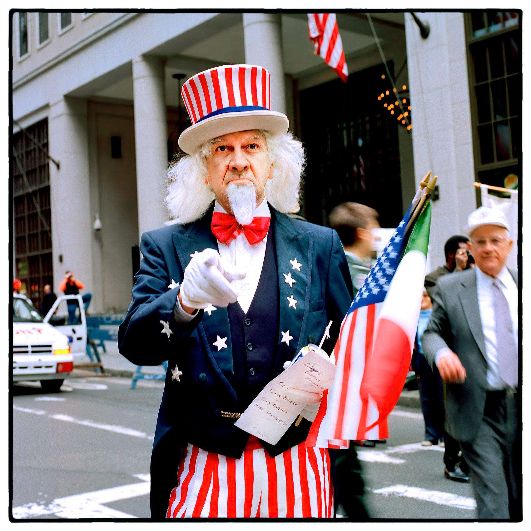 a-man-dressed-as-uncle-sam-points-his-finger-while-having-his-photo-taken-at-thanks-giving-parade-in-new-york-city
