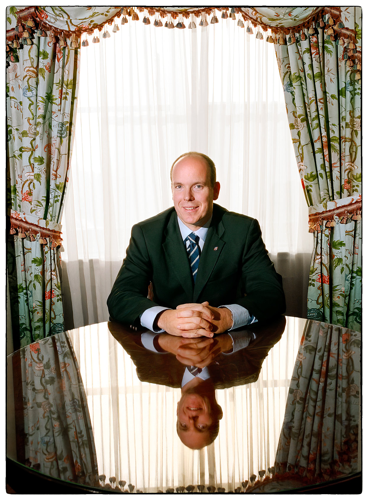 an official portrait of prince albert II of monaco at the royal york hotel in toronto