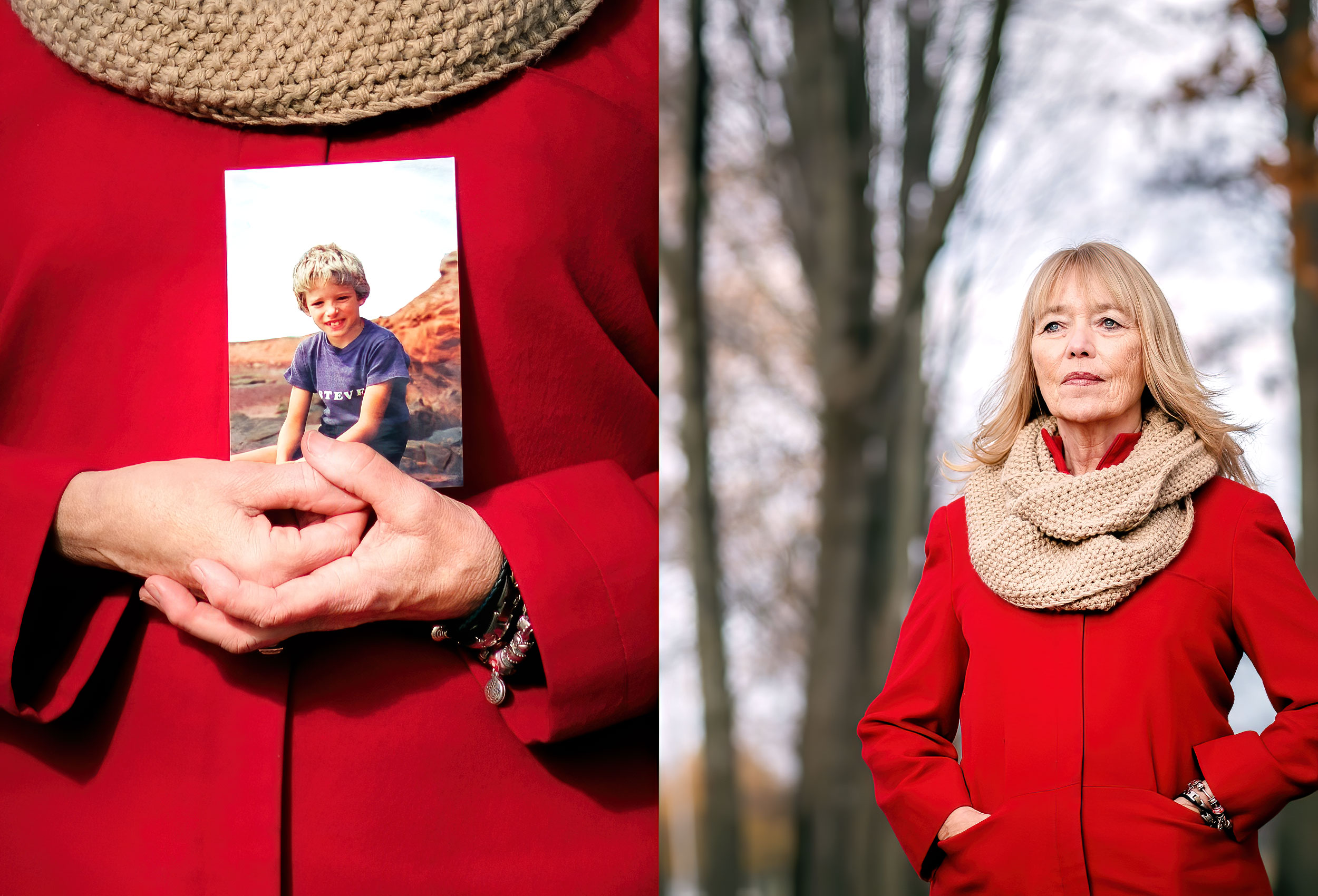 a toronto editorial portrait of a woman who gave up her son for adoption 