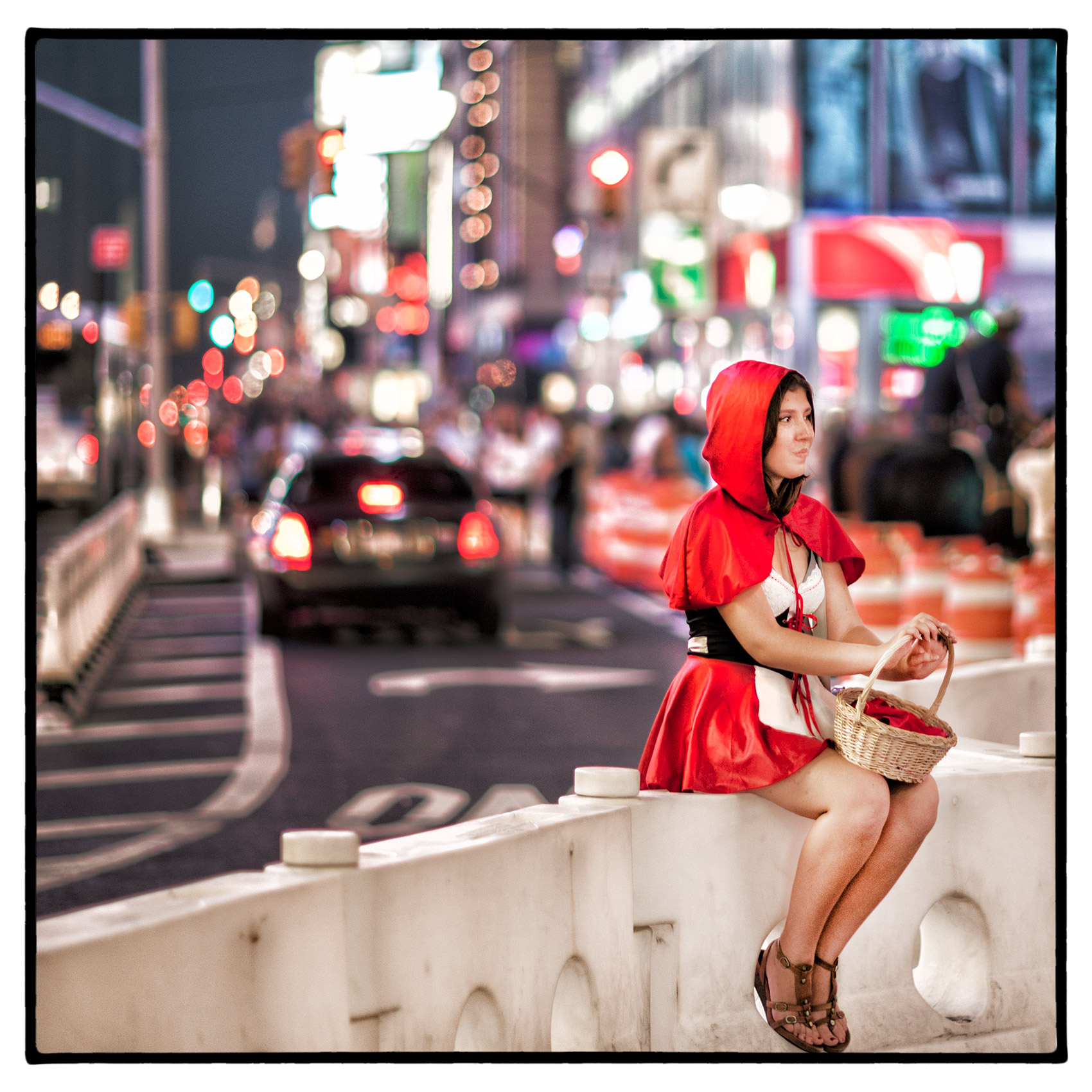 a-woman-dressed-as-little-red-riding-hood-in-new-yorks-times-square