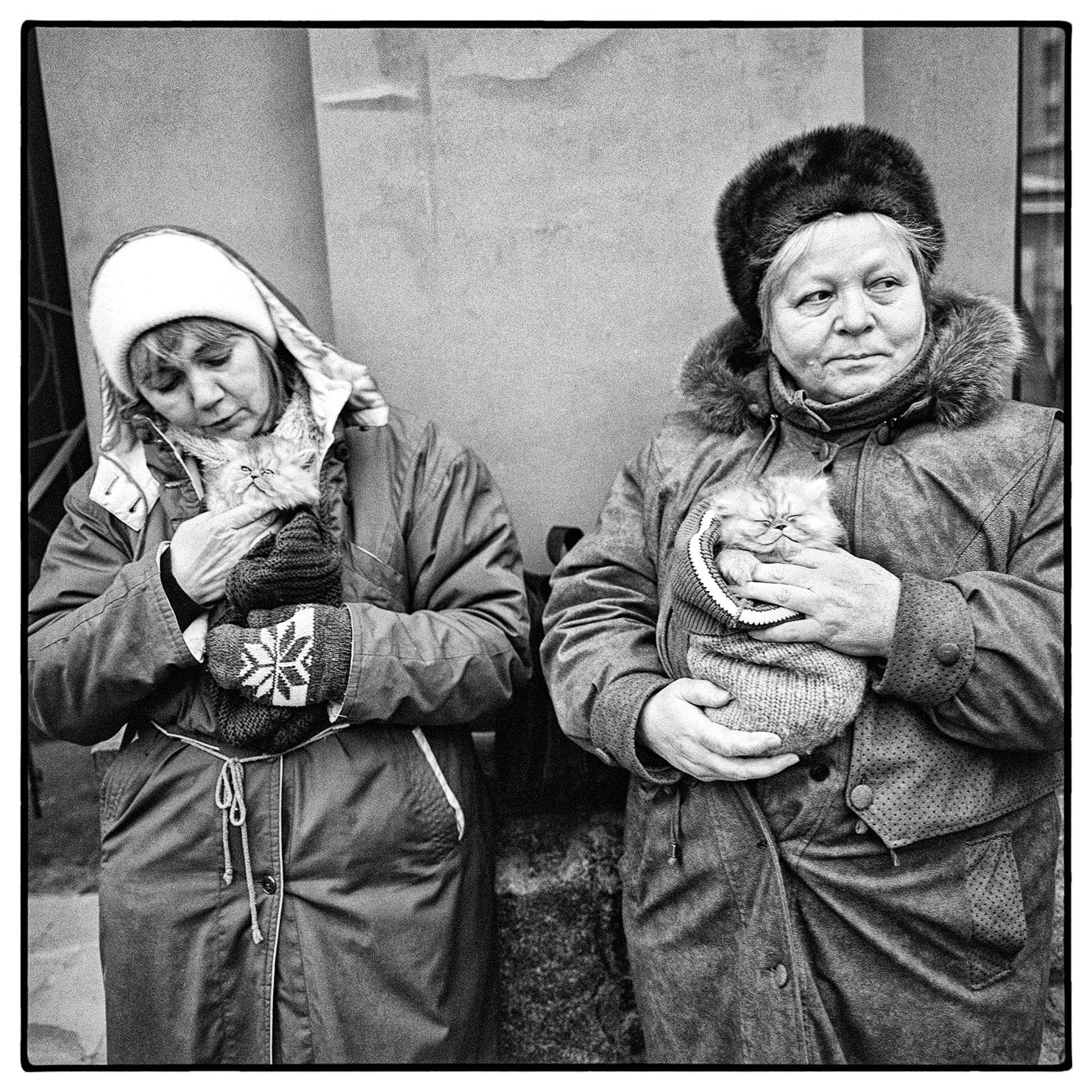 two-woman-hold-kittens-for-sale-on-the-winter-streets-of-central-moscow